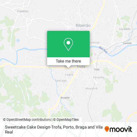 Sweetcake Cake Design-Trofa map