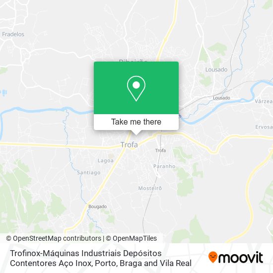 Trofinox-Máquinas Industriais Depósitos Contentores Aço Inox map