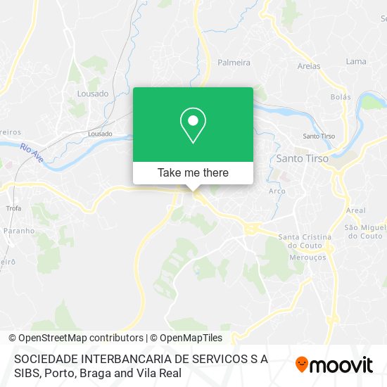 SOCIEDADE INTERBANCARIA DE SERVICOS S A SIBS map