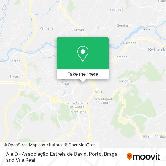 A e D - Associação Estrela de David mapa