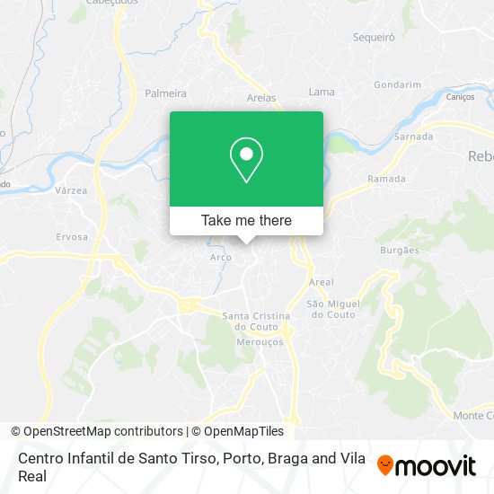 Centro Infantil de Santo Tirso mapa