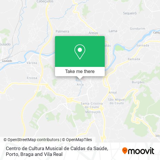 Centro de Cultura Musical de Caldas da Saúde map