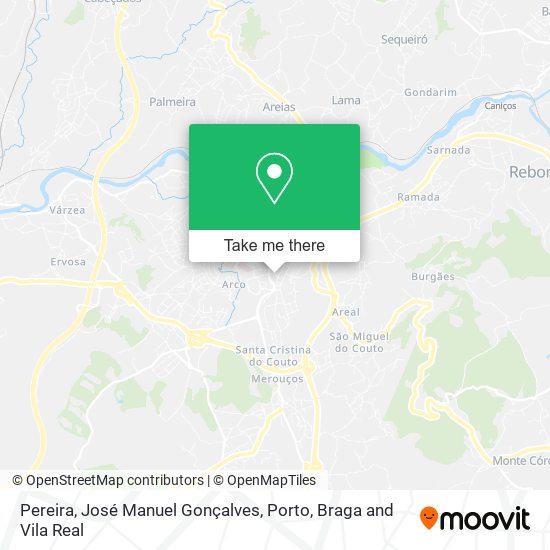 Pereira, José Manuel Gonçalves mapa