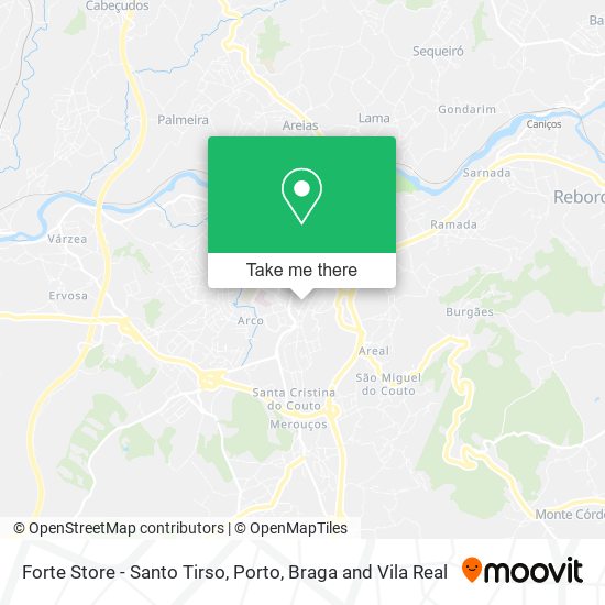 Forte Store - Santo Tirso mapa