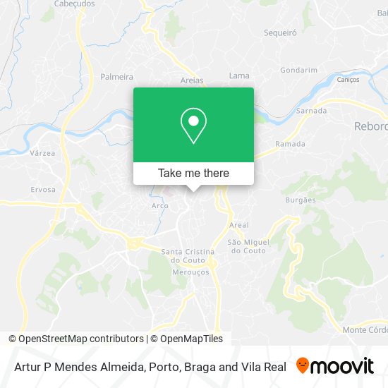 Artur P Mendes Almeida mapa