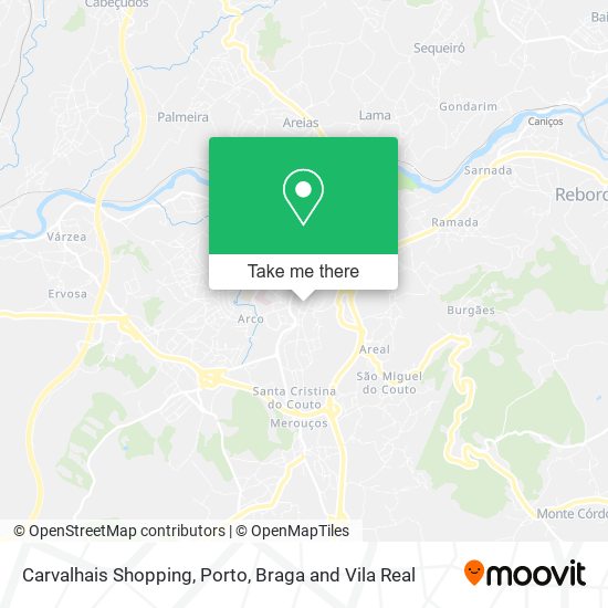 Carvalhais Shopping mapa