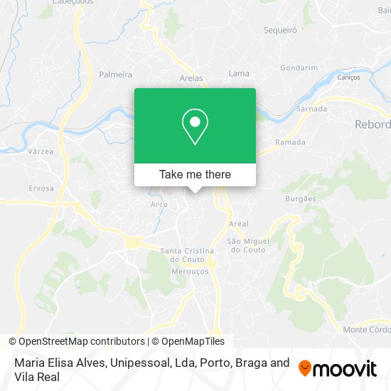 Maria Elisa Alves, Unipessoal, Lda mapa