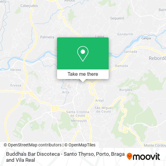 Buddha's Bar Discoteca - Santo Thyrso map