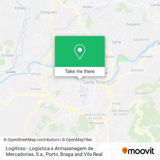 Logitirso - Logistica e Armazenagem de Mercadorias, S.a. map