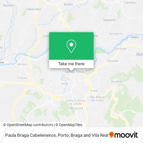 Paula Braga Cabeleireiros mapa