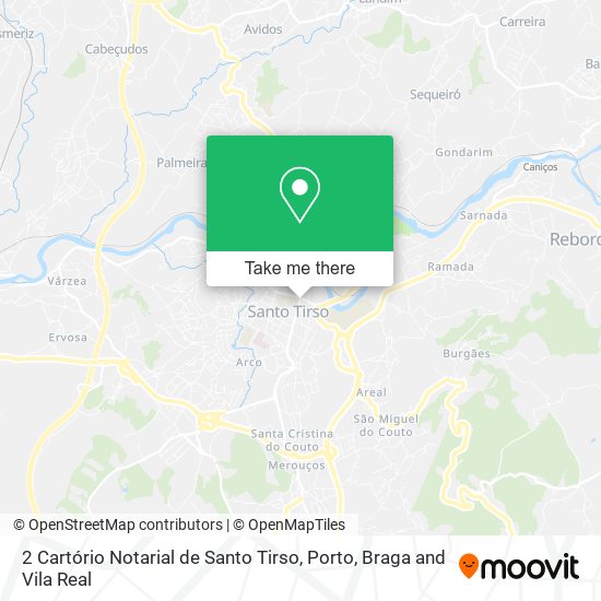 2 Cartório Notarial de Santo Tirso map