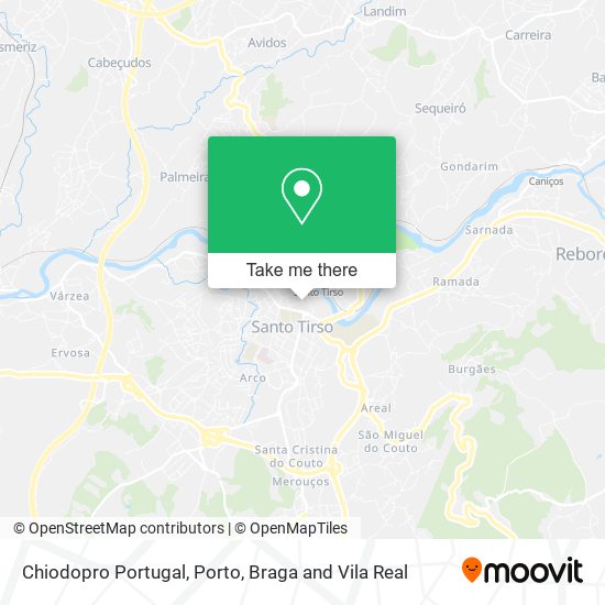 Chiodopro Portugal map