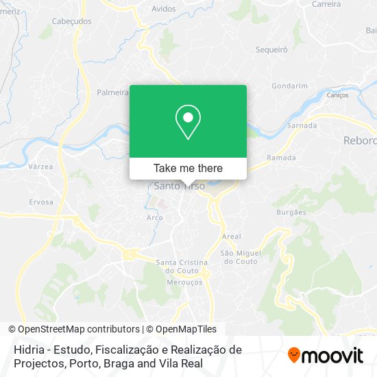 Hidria - Estudo, Fiscalização e Realização de Projectos mapa