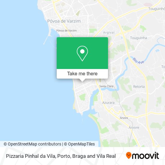 Pizzaria Pinhal da Vila map