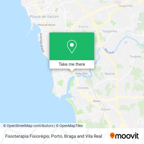 Fisioterapia Fisiorégio map
