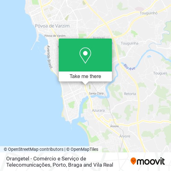 Orangetel - Comércio e Serviço de Telecomunicações map