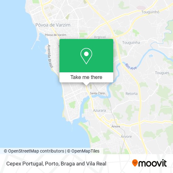 Cepex Portugal map