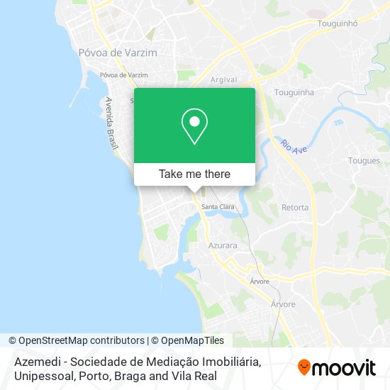 Azemedi - Sociedade de Mediação Imobiliária, Unipessoal map