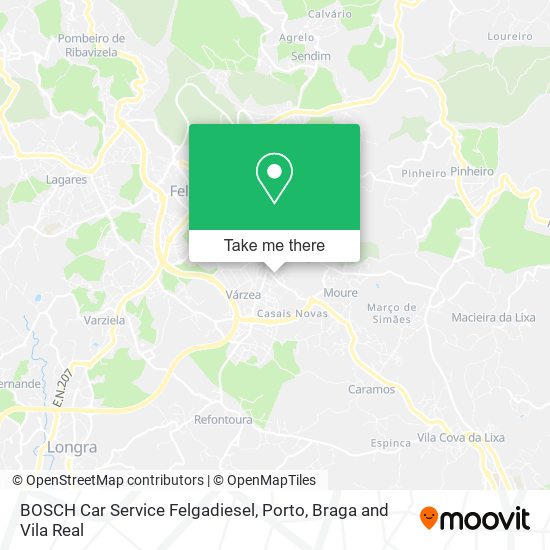 BOSCH Car Service Felgadiesel map