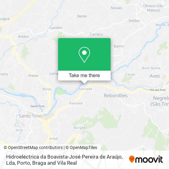 Hidroeléctrica da Boavista-José Pereira de Araújo, Lda map