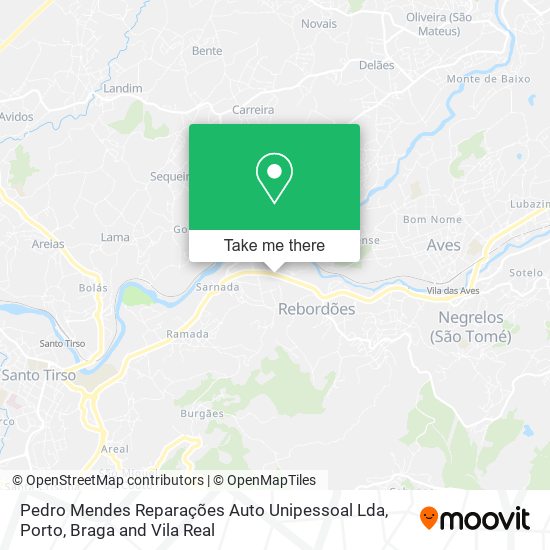Pedro Mendes Reparações Auto Unipessoal Lda map