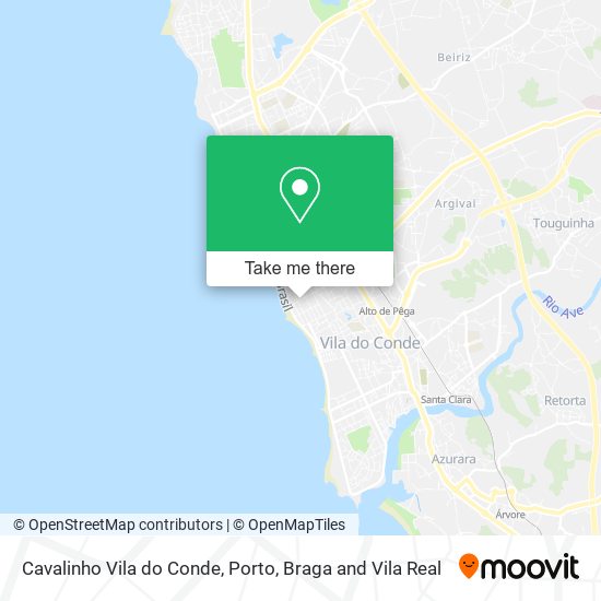 Cavalinho Vila do Conde map