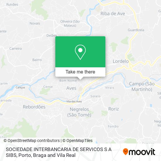 SOCIEDADE INTERBANCARIA DE SERVICOS S A SIBS map