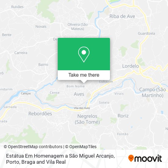 Estátua Em Homenagem a São Miguel Arcanjo map