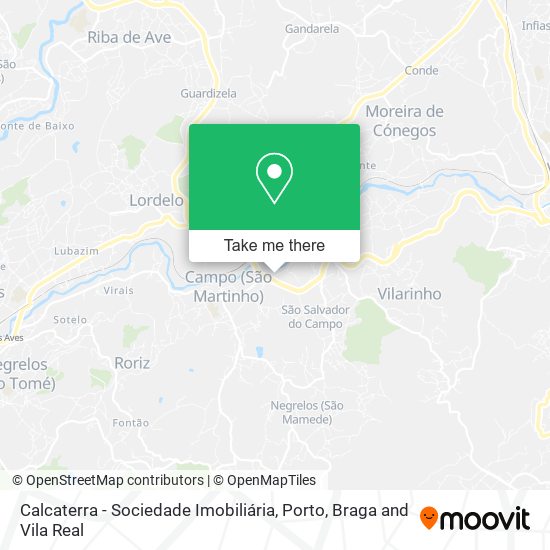 Calcaterra - Sociedade Imobiliária map