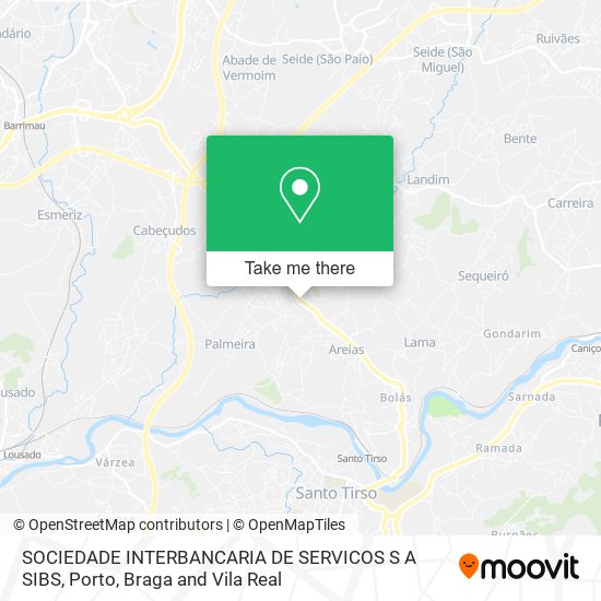 SOCIEDADE INTERBANCARIA DE SERVICOS S A SIBS mapa