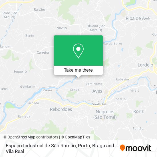 Espaço Industrial de São Romão map