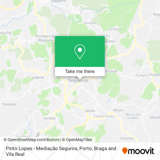 Pinto Lopes - Mediação Seguros map