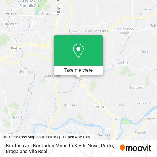 Bordanova - Bordados Macedo & Vila Nova mapa