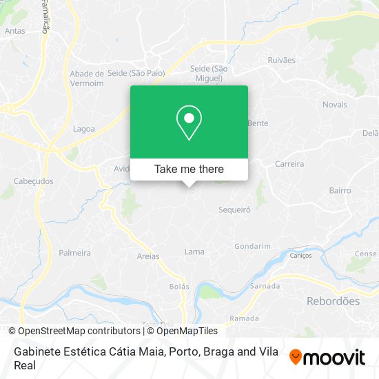 Gabinete Estética Cátia Maia mapa