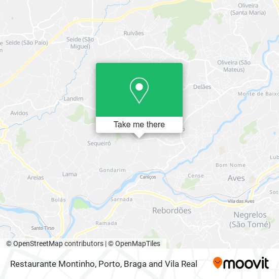Restaurante Montinho map