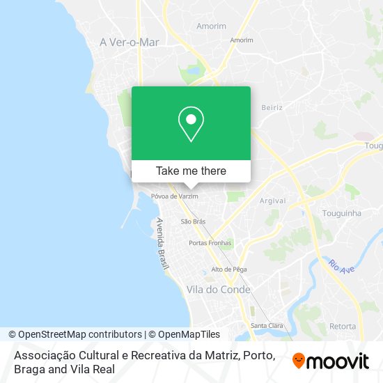 Associação Cultural e Recreativa da Matriz mapa