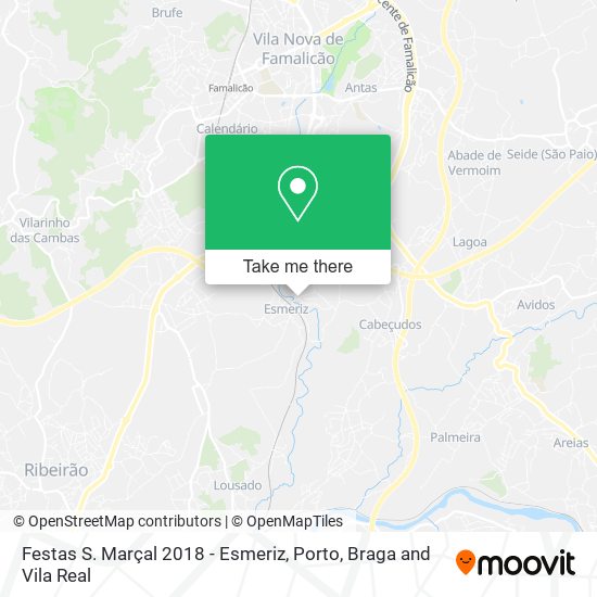 Festas S. Marçal 2018 - Esmeriz mapa