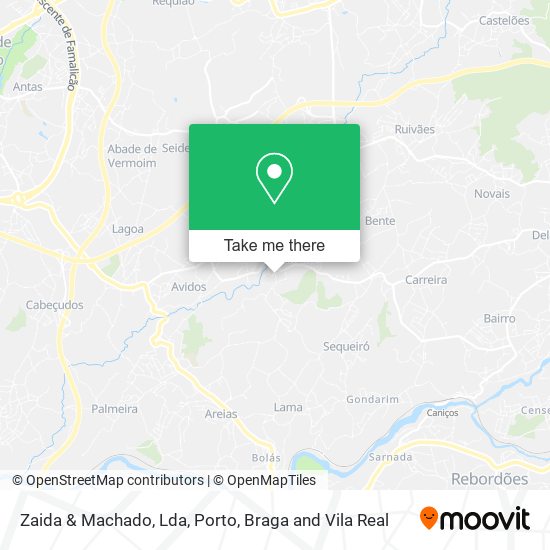 Zaida & Machado, Lda mapa