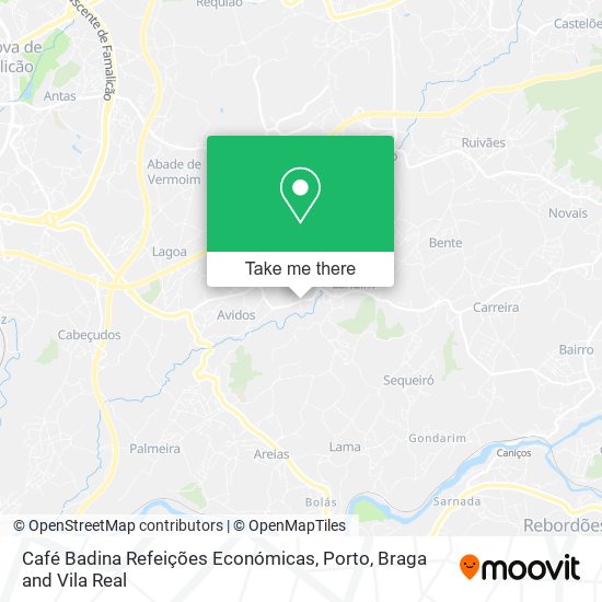 Café Badina Refeições Económicas map