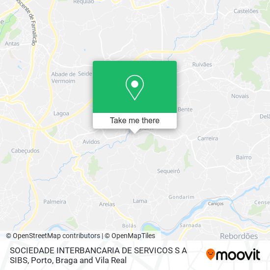 SOCIEDADE INTERBANCARIA DE SERVICOS S A SIBS mapa