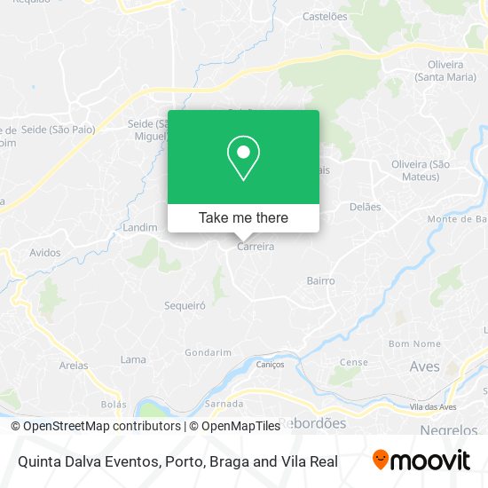 Quinta Dalva Eventos mapa