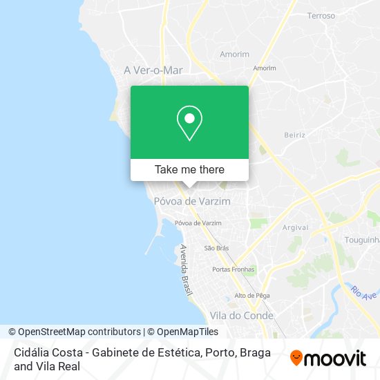 Cidália Costa - Gabinete de Estética map