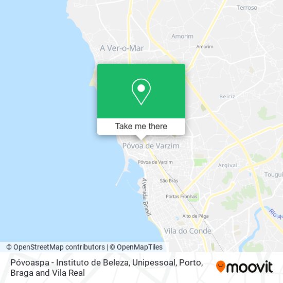 Póvoaspa - Instituto de Beleza, Unipessoal map
