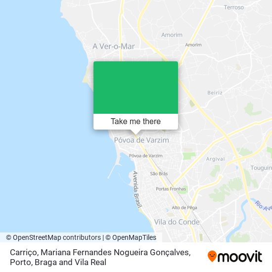 Carriço, Mariana Fernandes Nogueira Gonçalves map