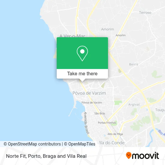 Norte Fit map