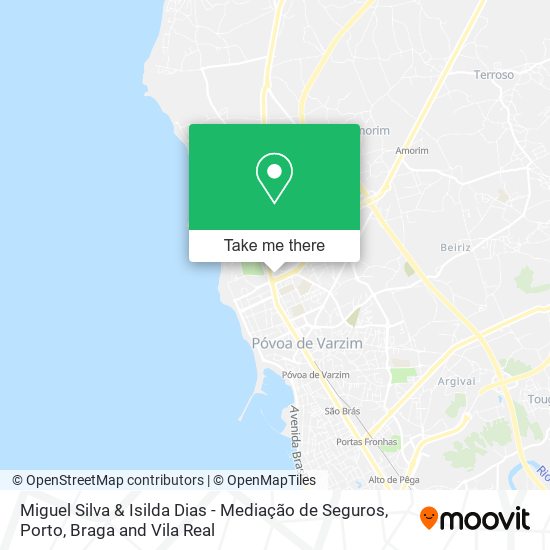 Miguel Silva & Isilda Dias - Mediação de Seguros map