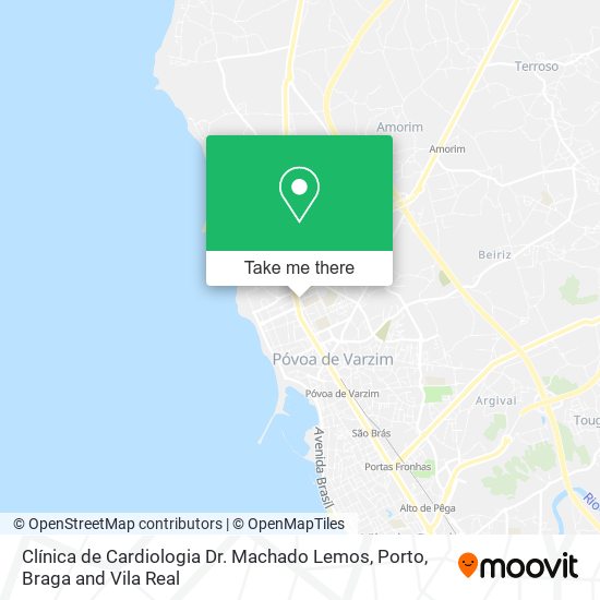 Clínica de Cardiologia Dr. Machado Lemos mapa