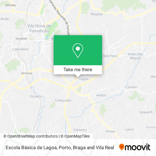 Escola Básica de Lagoa map