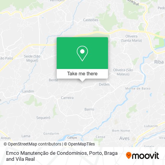 Emco Manutenção de Condomínios mapa