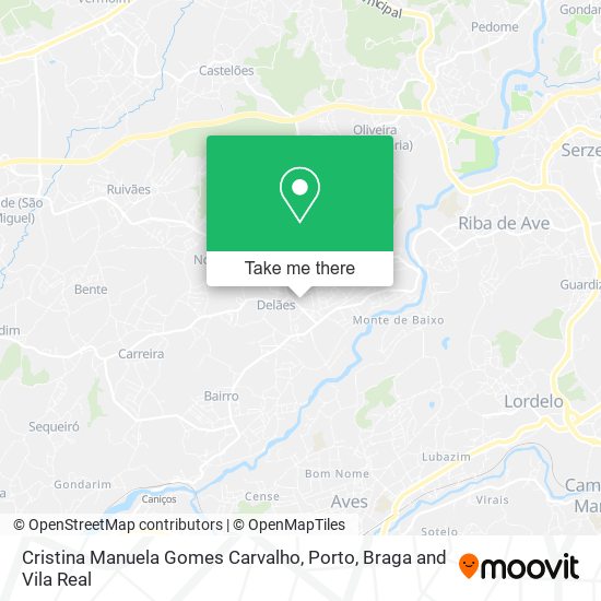 Cristina Manuela Gomes Carvalho map